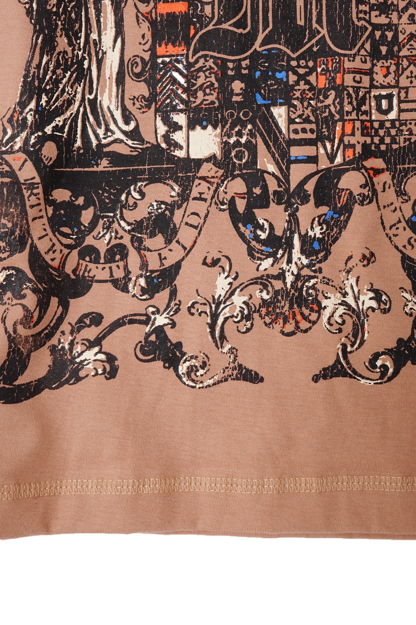 "M"$ DYNASTY" TEE IN WHEAT