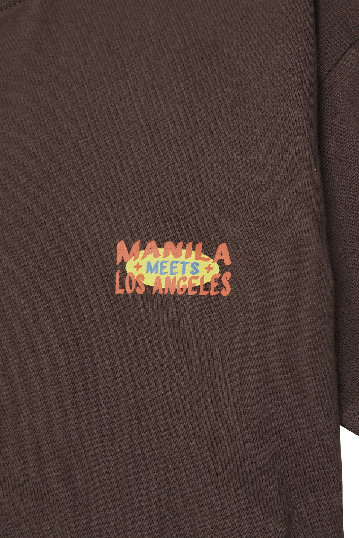 "FREEHAND" LOGO TEE IN WOOD