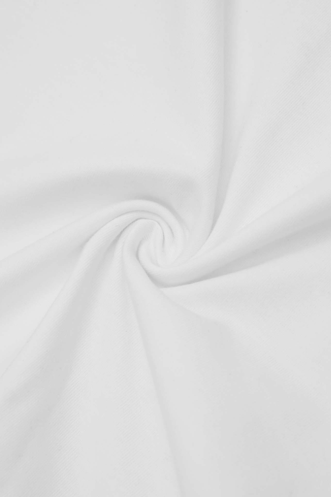 "TRES" TEE IN WHITE