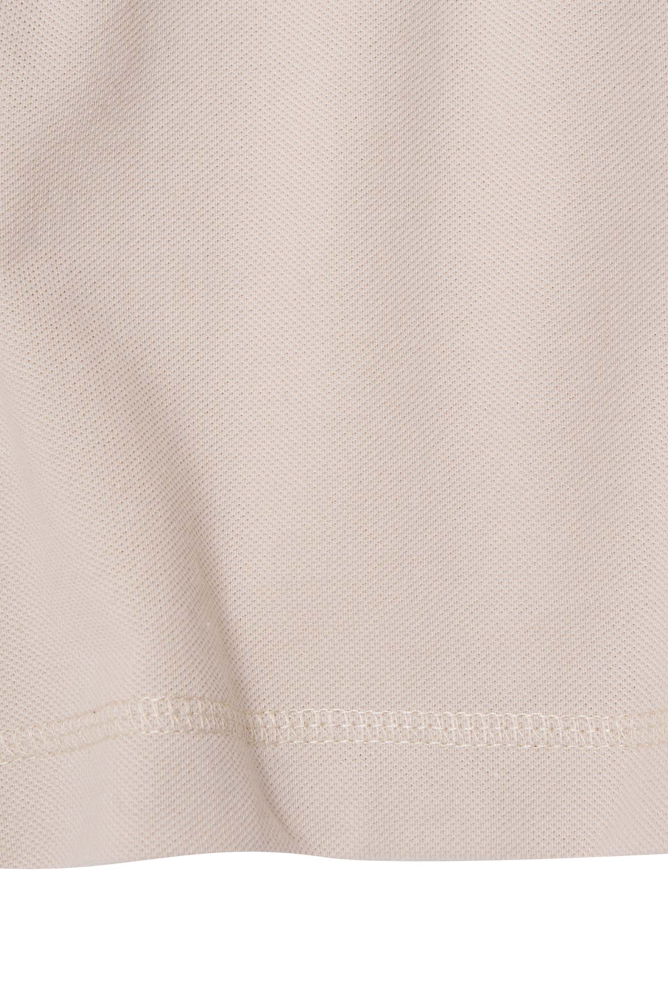 PIQUE MILITIA LONGSLEEVE TEE IN OAT