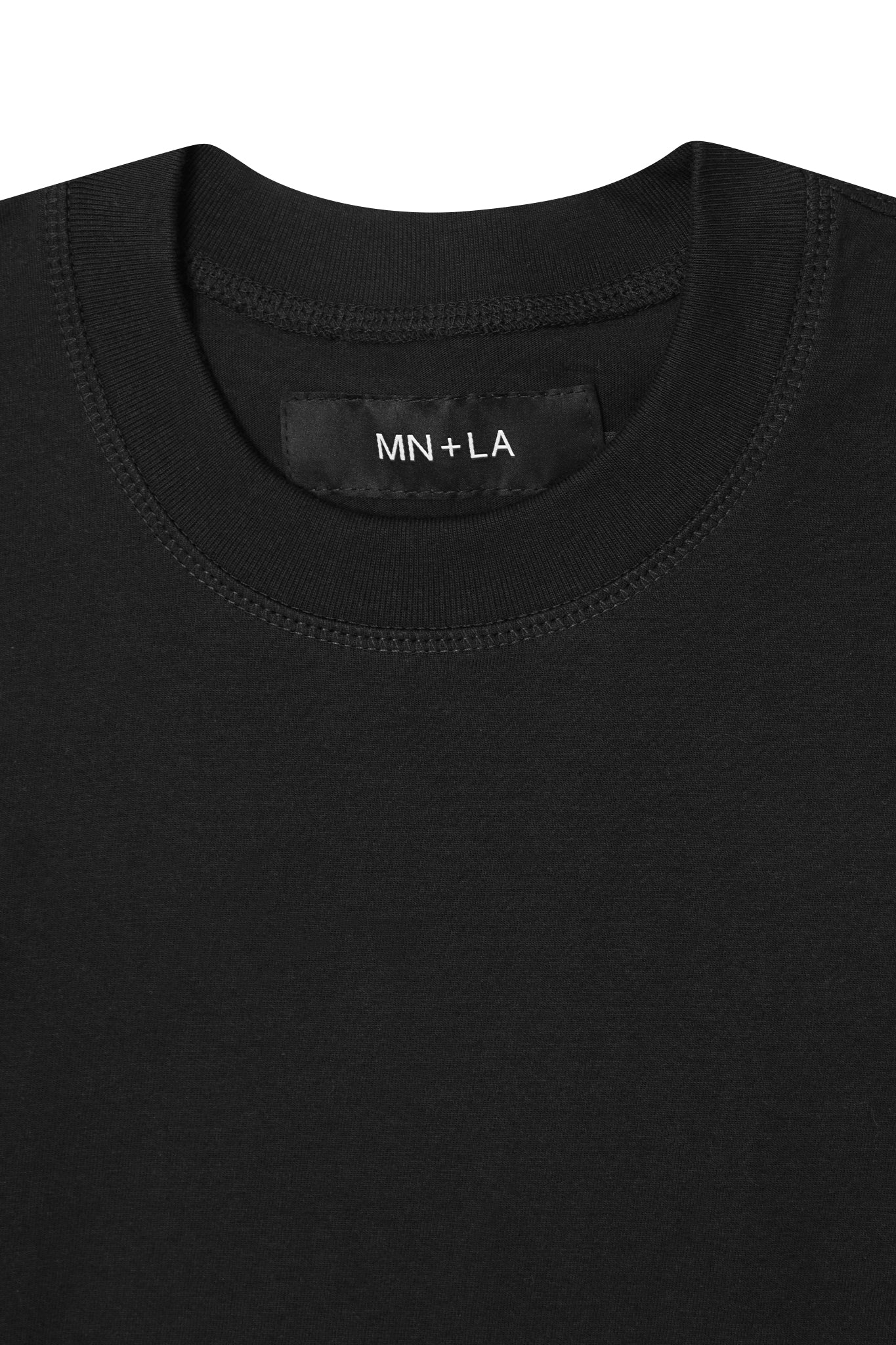 TOPSHELF TEE IN CAVIAR