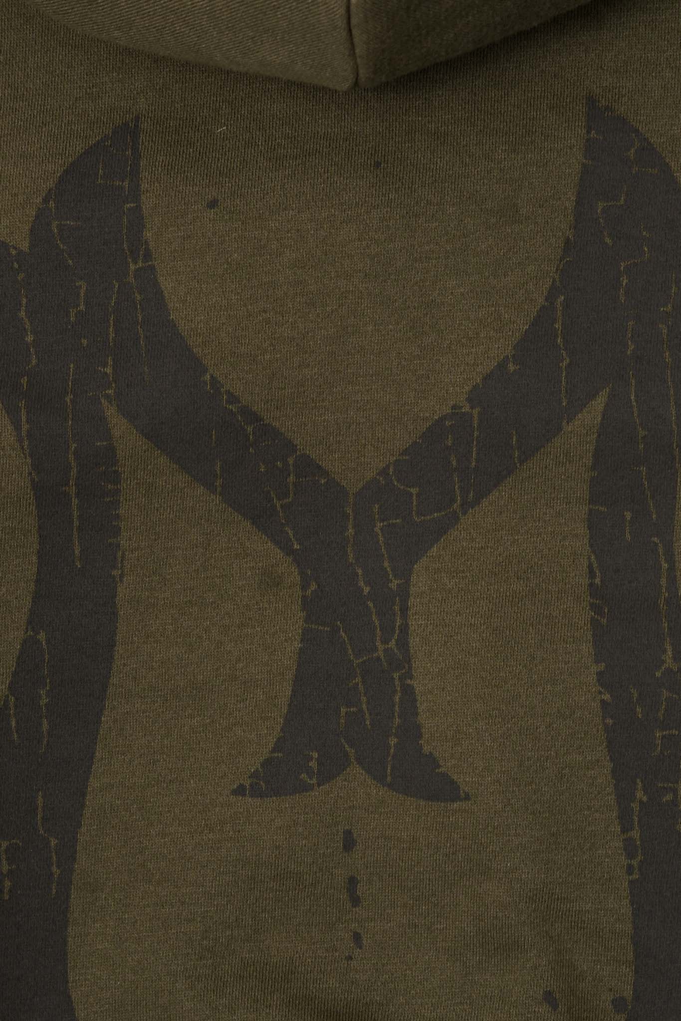 "HITTER" V3 HOODIE IN OLIVE
