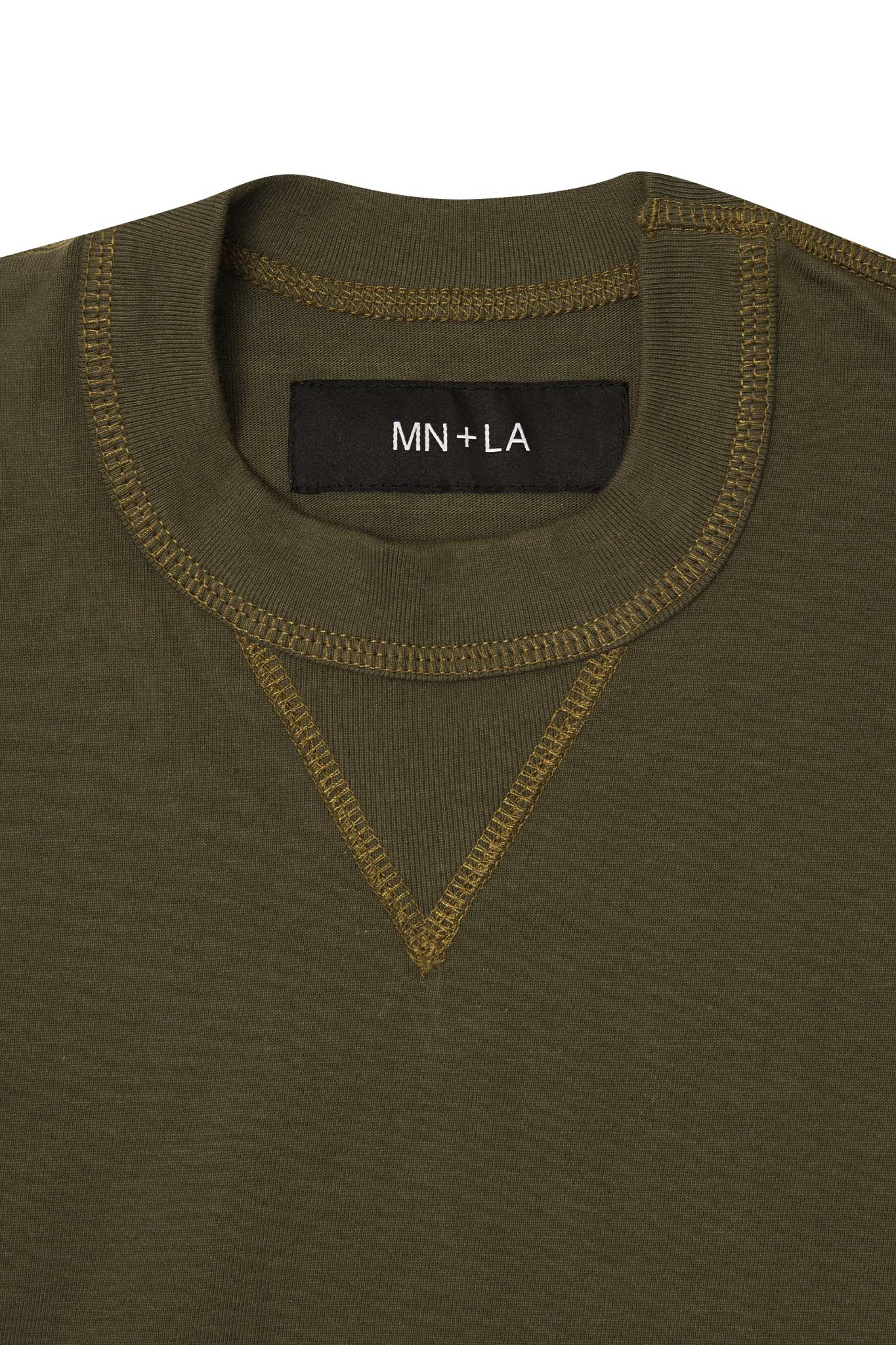 EXO™ MILITIA MOCK NECK TEE OLIVE/RUST