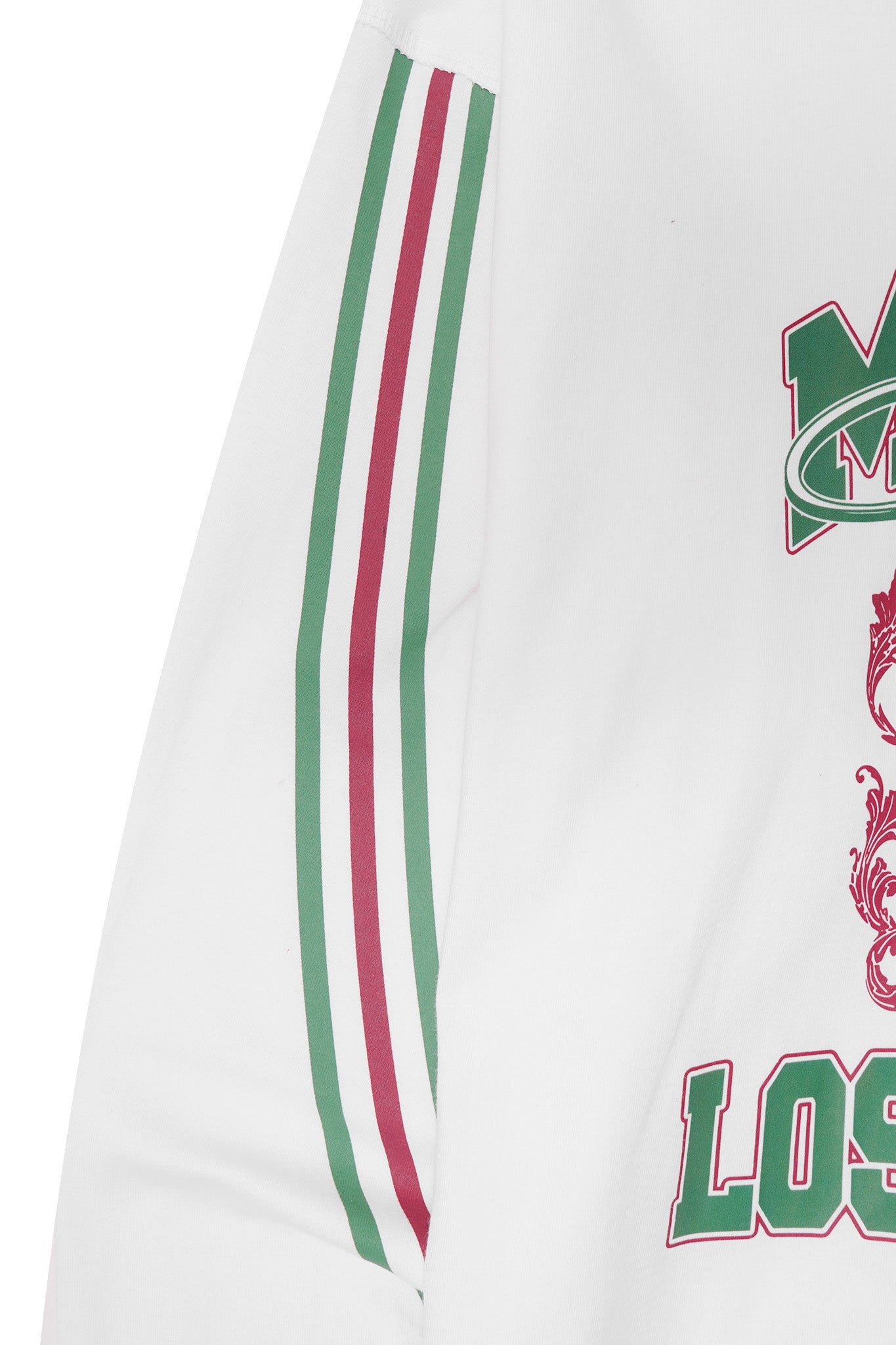 "FAST LANE" LONGSLEEVE TEE IN WHITE
