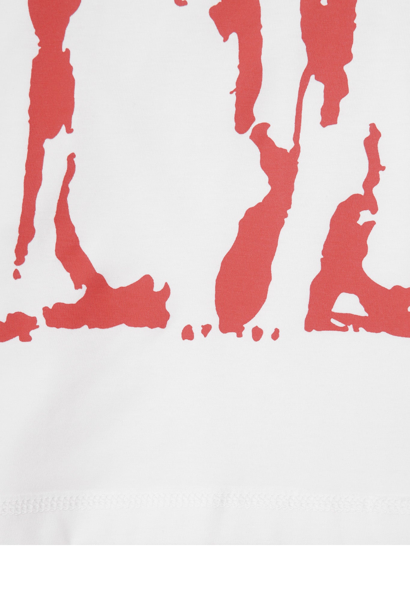 "HELL HOUNDS" TEE IN WHITE