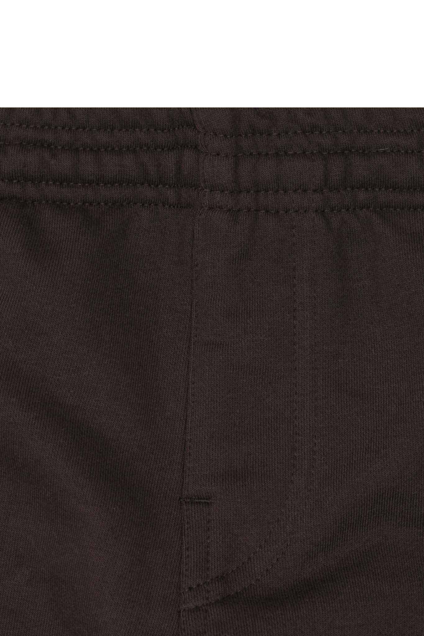 FRENCH TERRY PLEATED LOUNGE PANTS IN WOOD