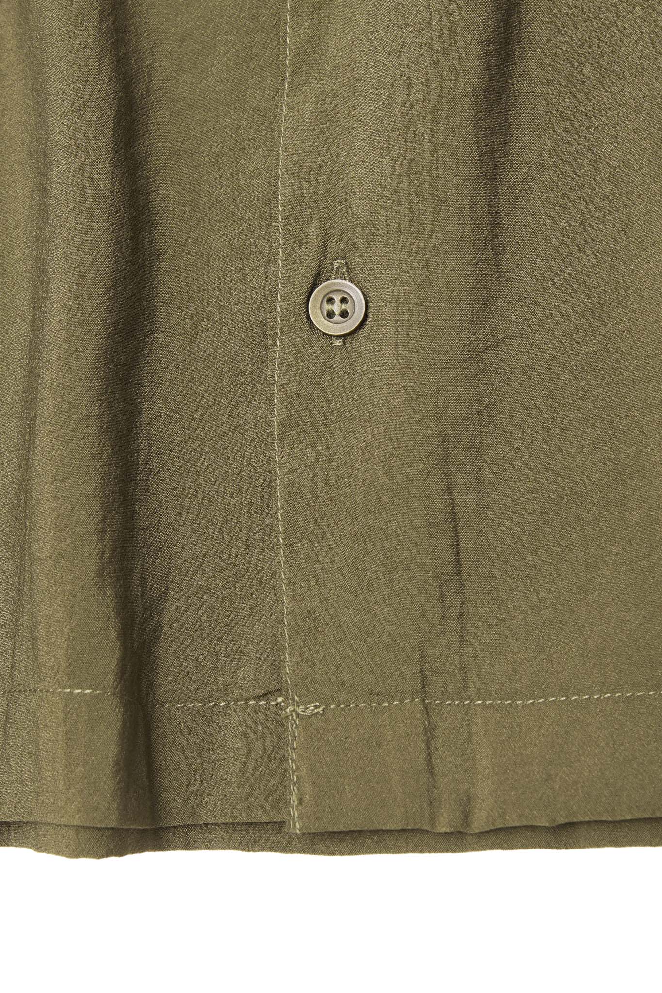 MANDARIN L/S SHIRT IN OLIVE DRAB