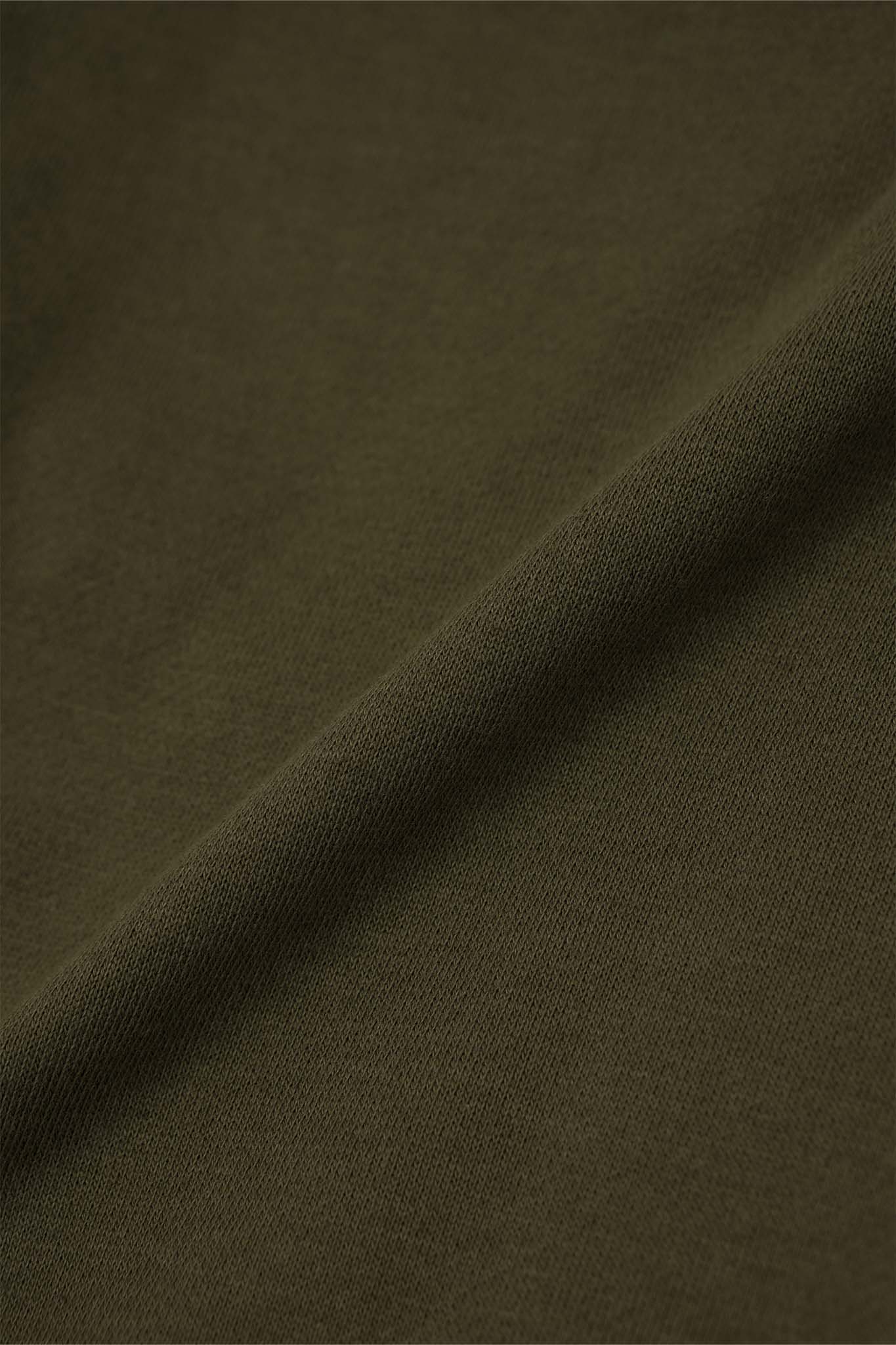 RAW FINISH CROPPED PANTS IN OLIVE