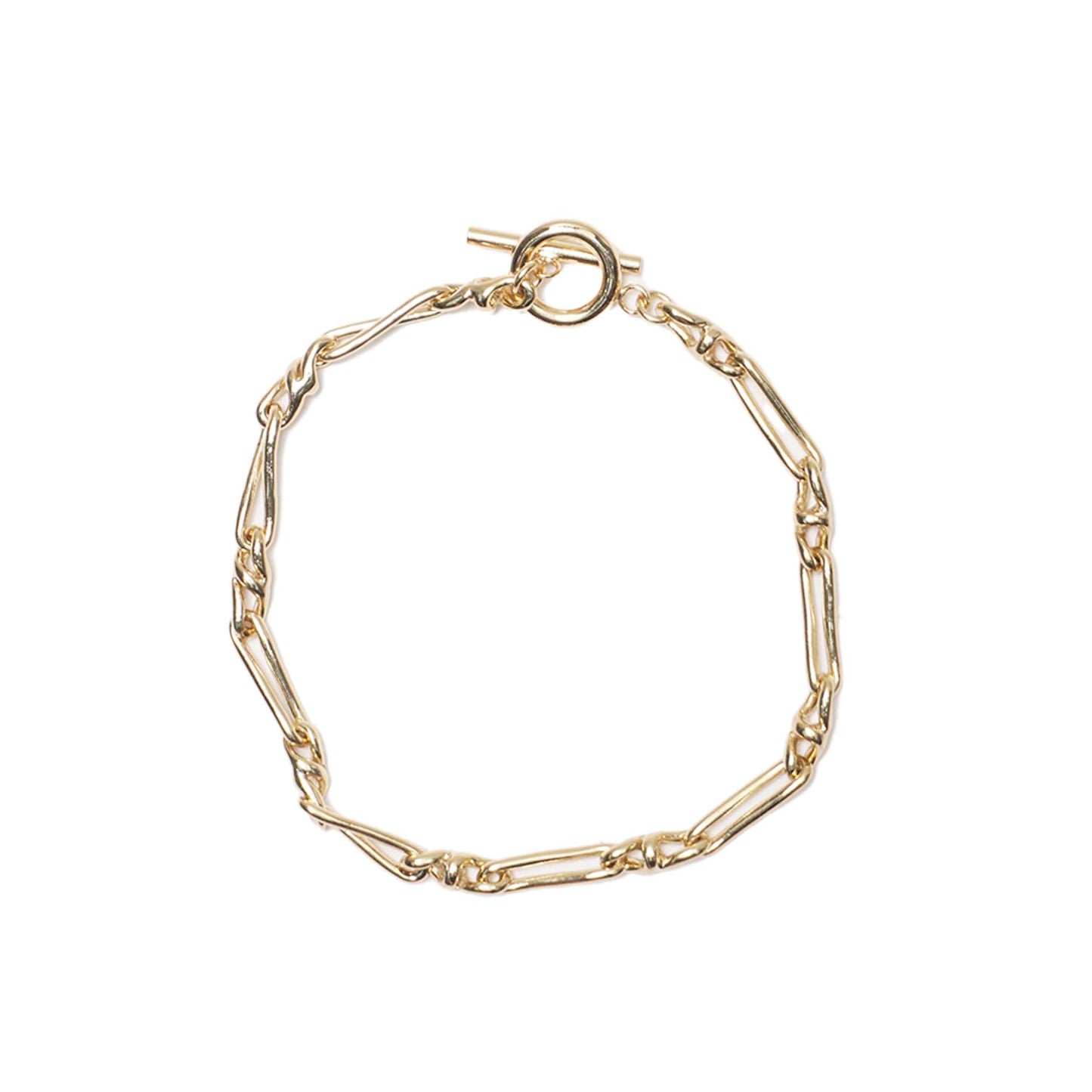 MOLTEN CHAIN GOLD BRACELET