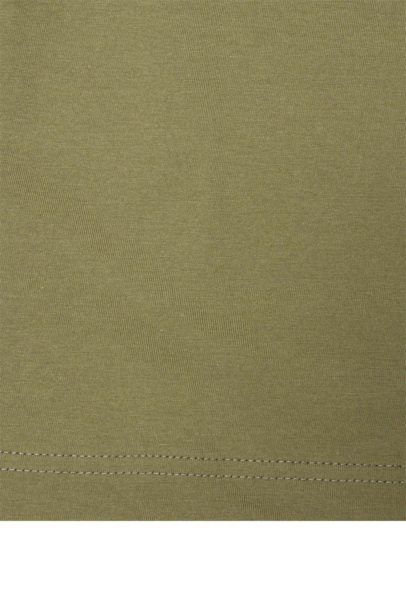 QUARTER ZIP L/S TEE IN OLIVE