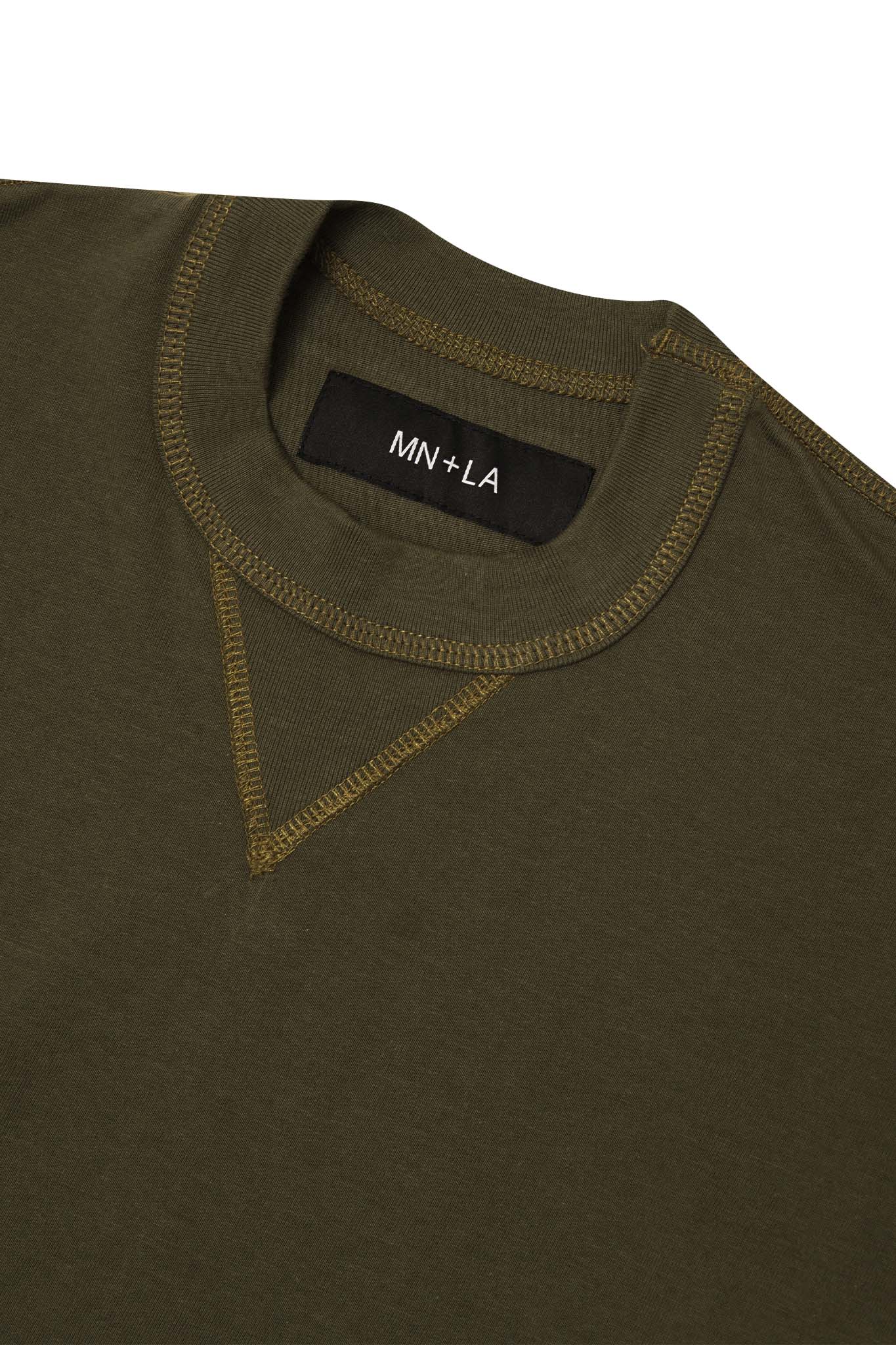 EXO™ MILITIA MOCK NECK TEE OLIVE/RUST
