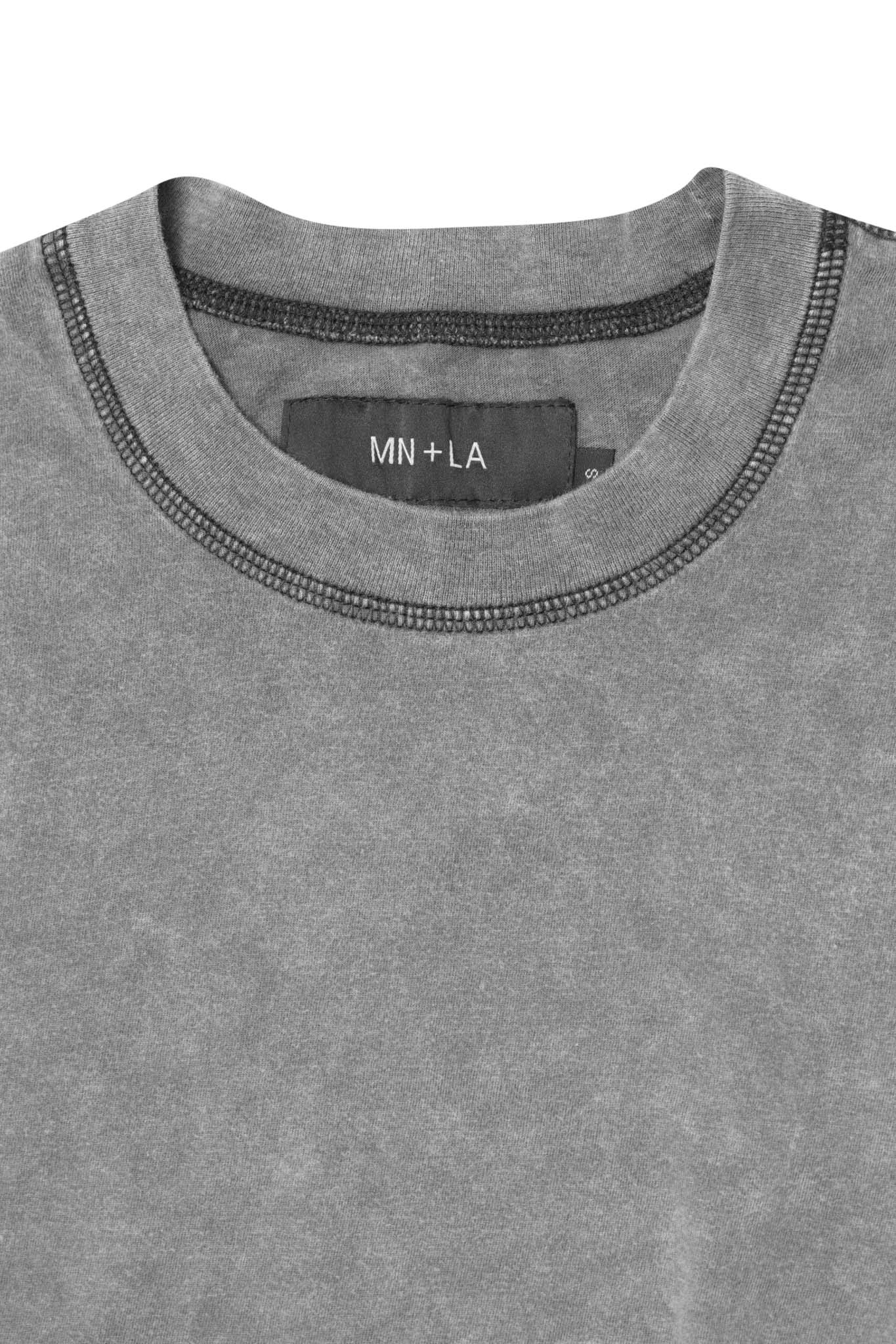 BOX LITE TEE IN ASH GREY