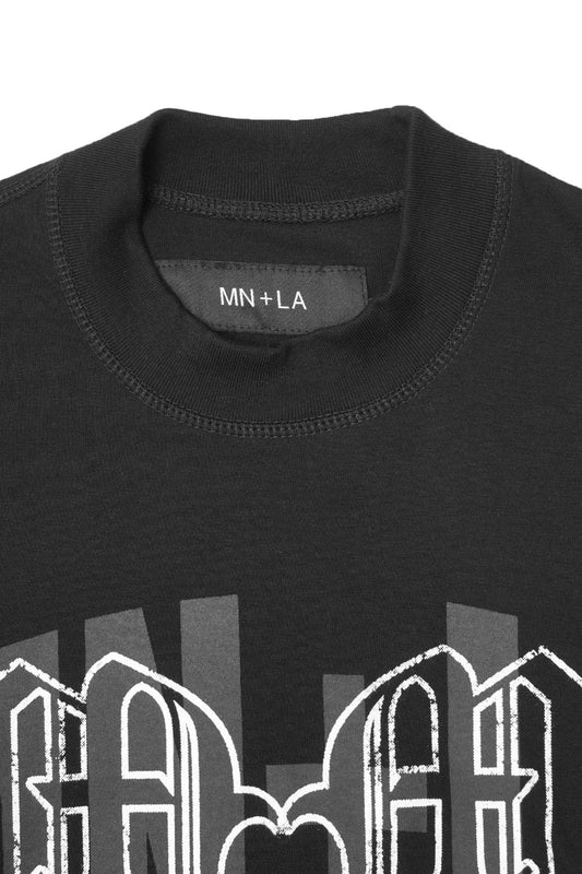 "MIRROR M'$" TEE IN ANTHRACITE