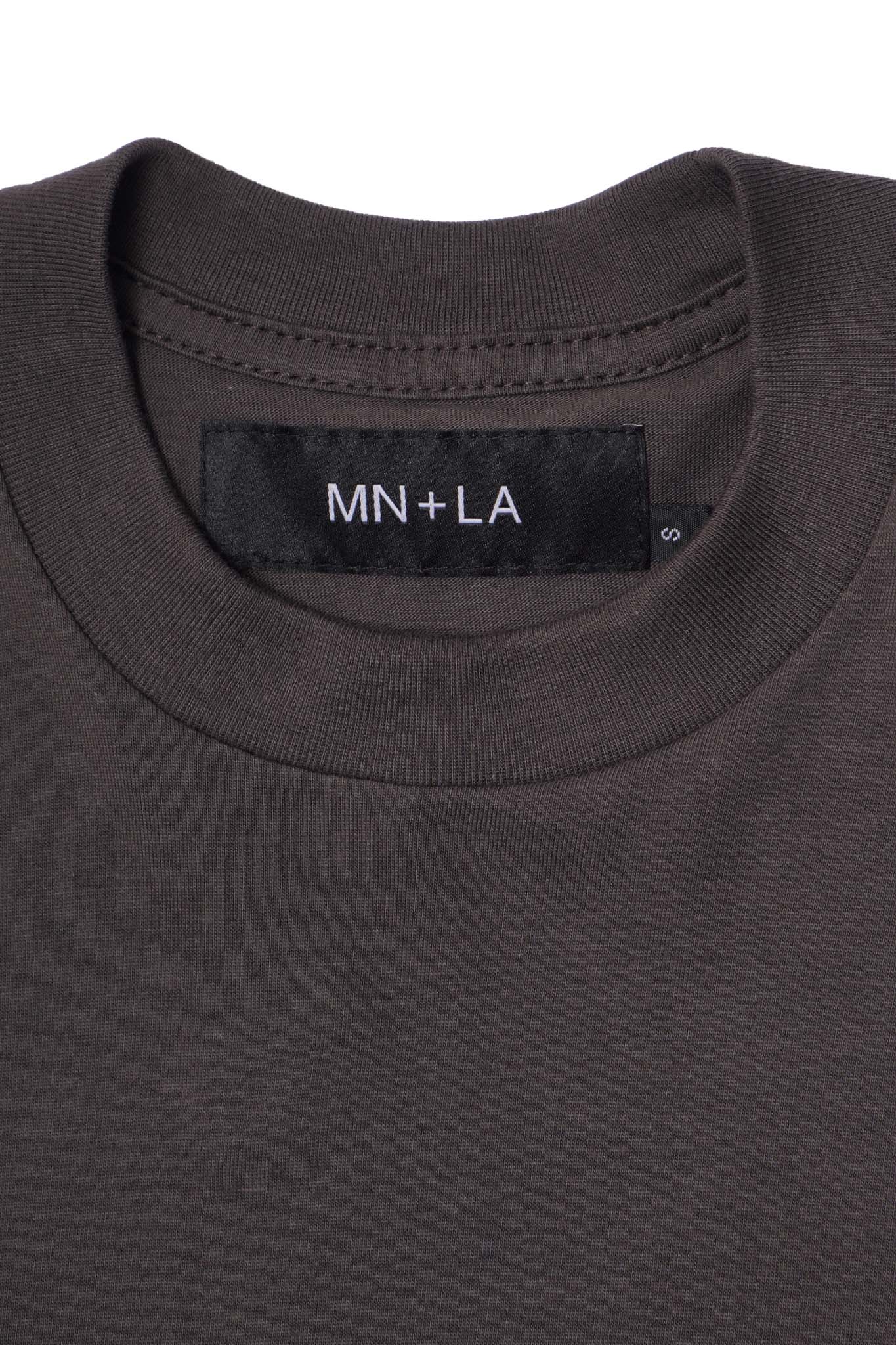 BOX LITE TEE IN CHARCOAL GREY