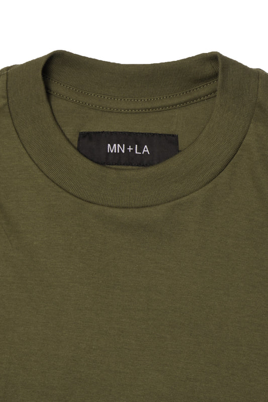 OVERSIZED LITE TEE IN OLIVE