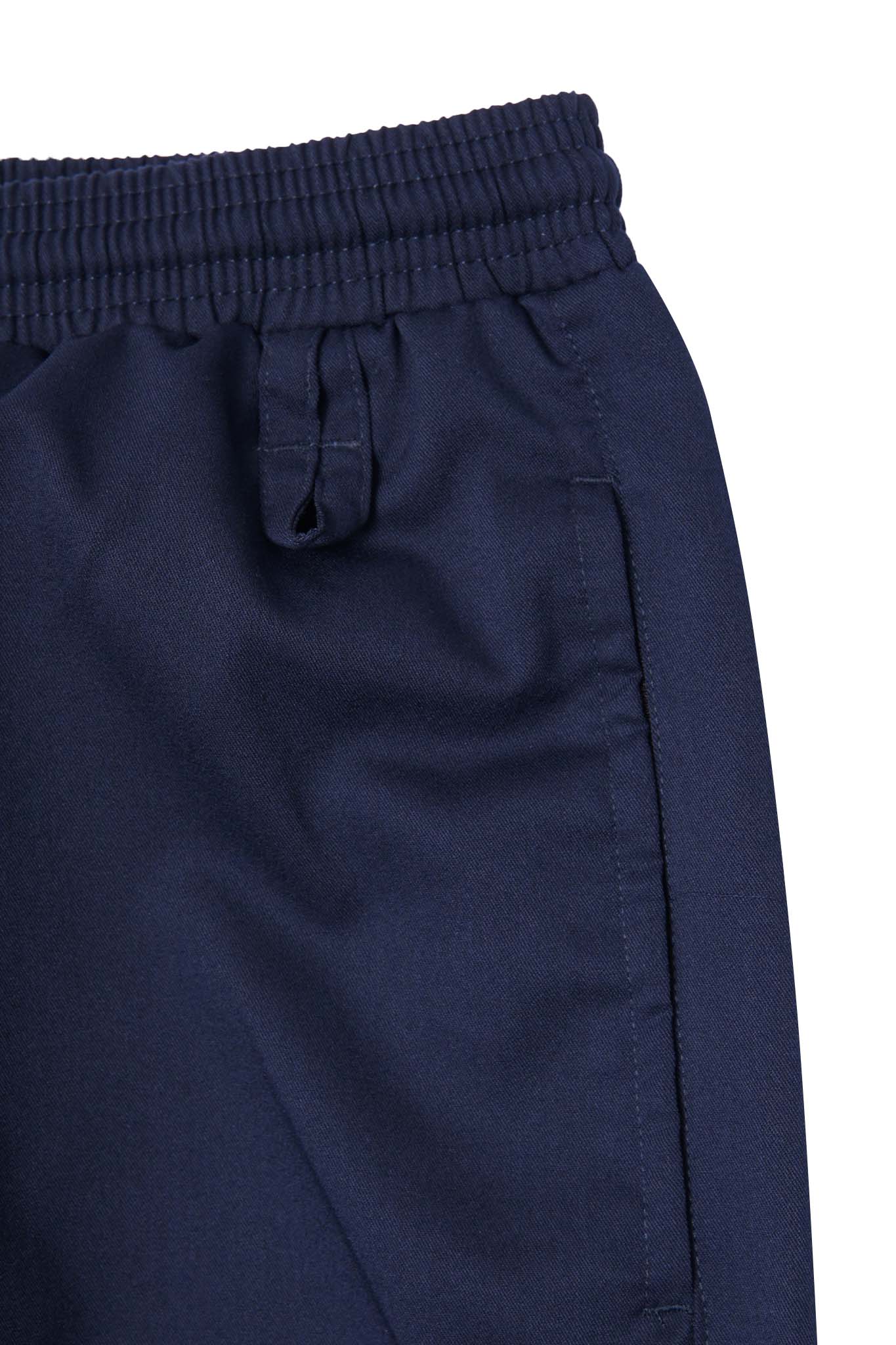 CROPPED WIDE PANTS IN MIDNIGHT BLUE