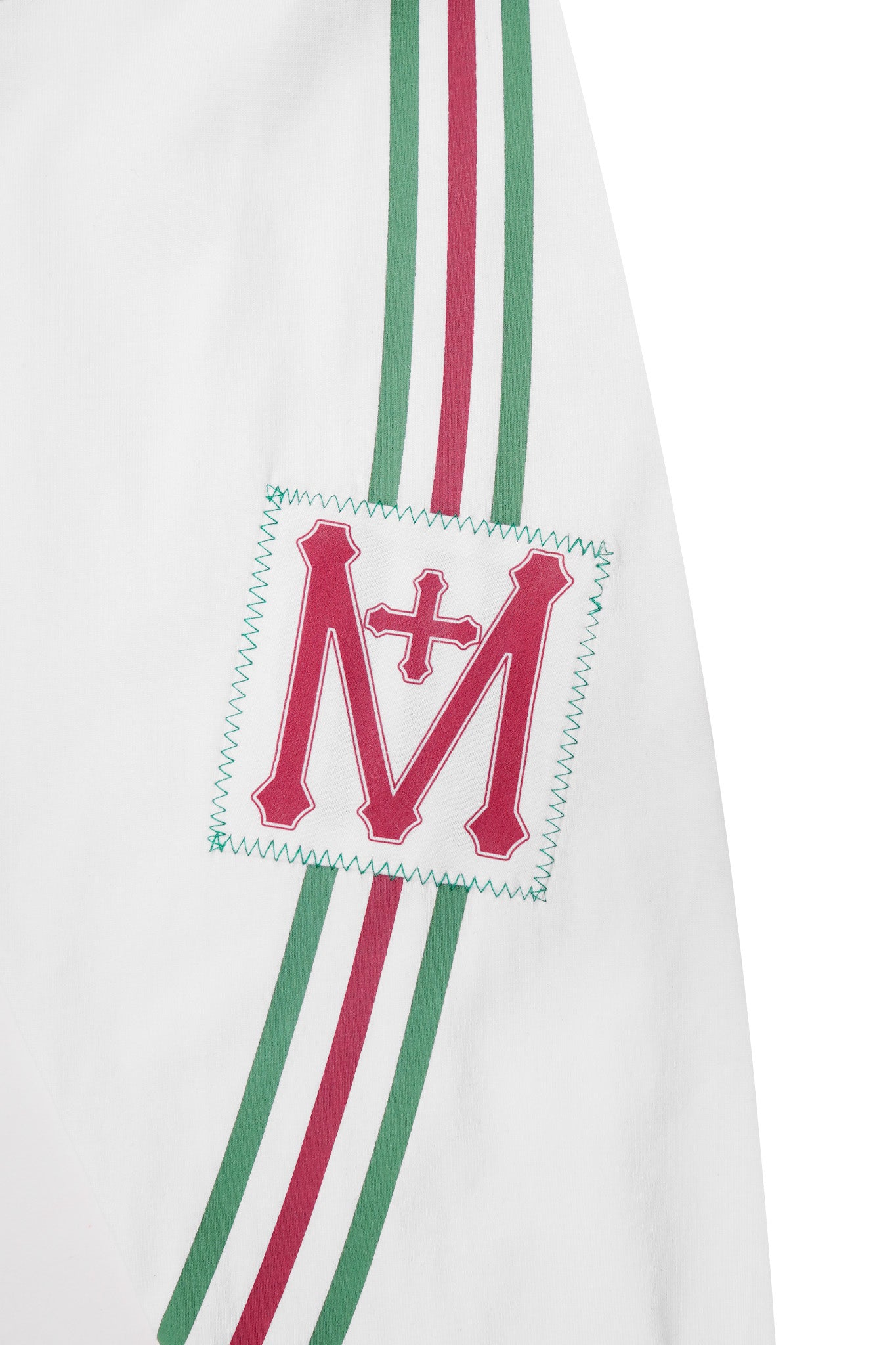 "FAST LANE" LONGSLEEVE TEE IN WHITE