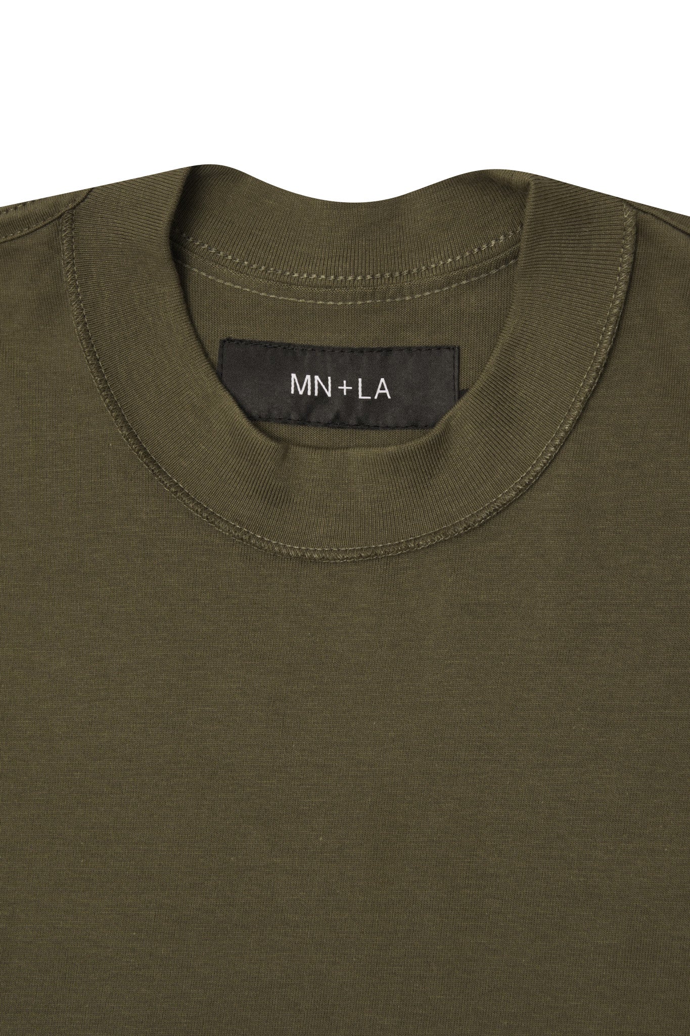 INSIDE OUT BOX TEE IN OLIVE