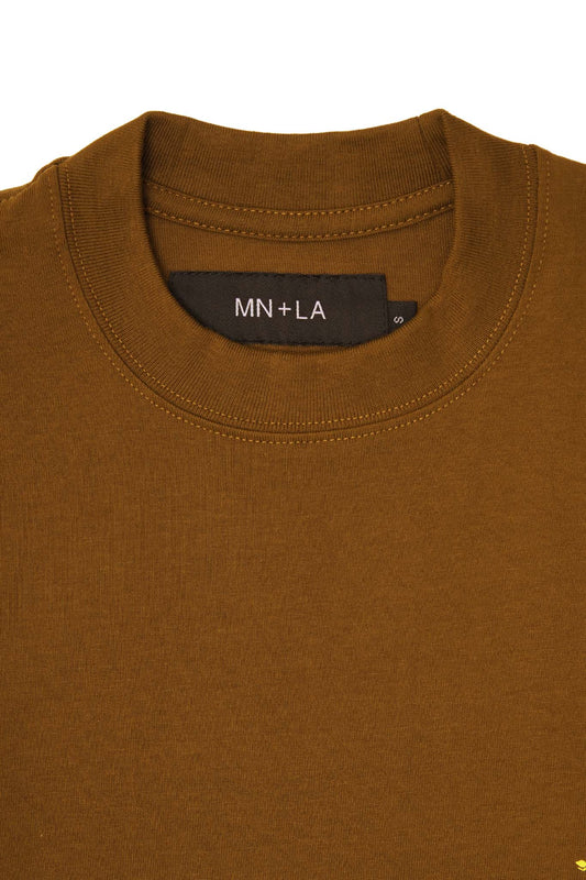 "REAR VIEW" ULTRA HEAVY TEE IN RUST