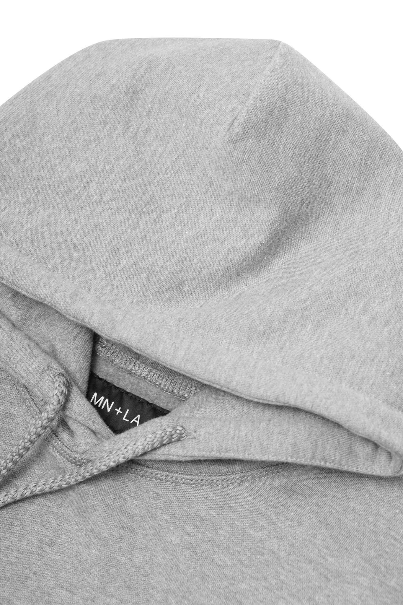 M+ HOODIE IN HEATHER GREY