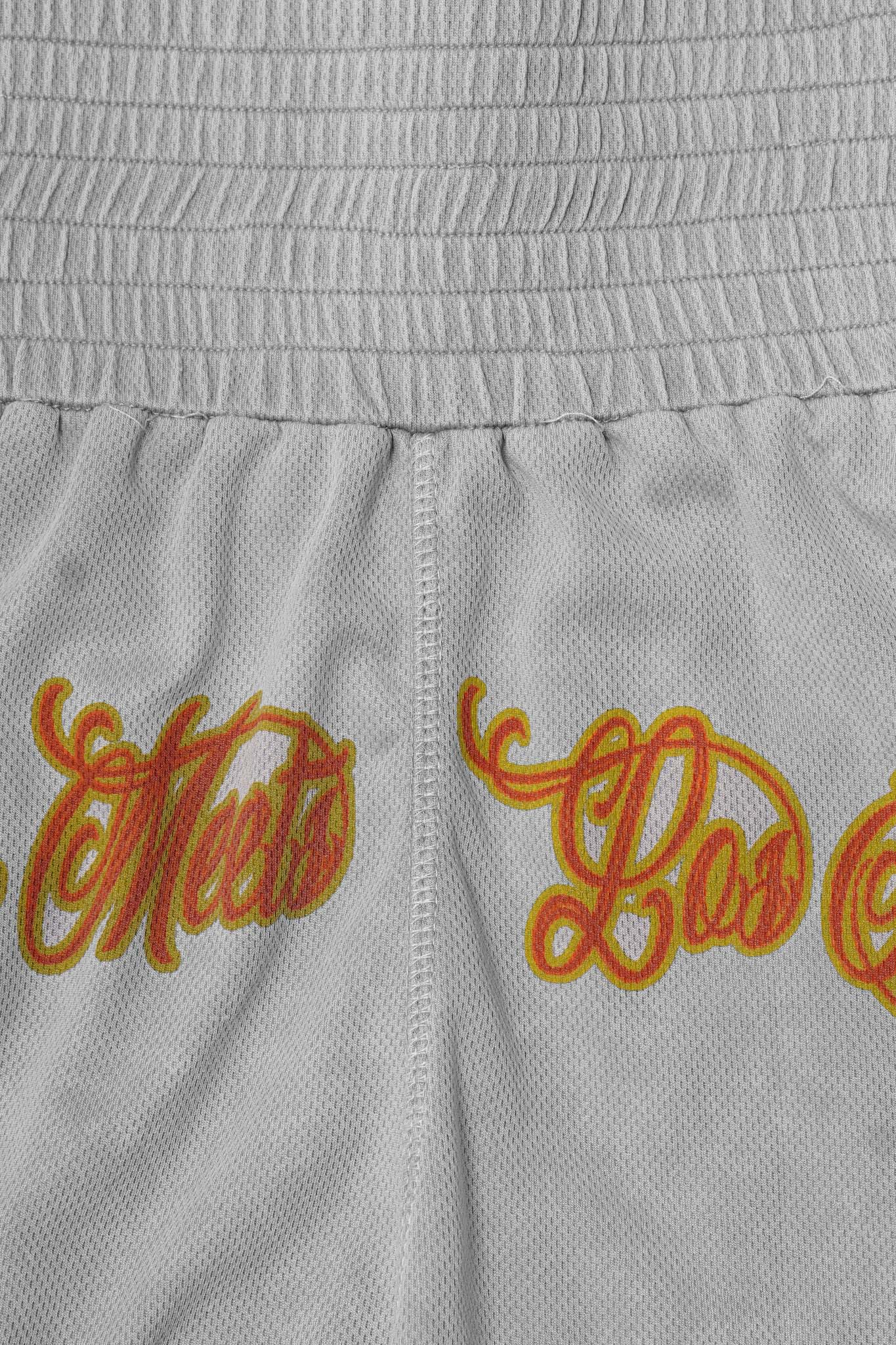 "BURNING STALLION" KNUCKLEHEAD MESH SHORTS V2 IN CEMENT