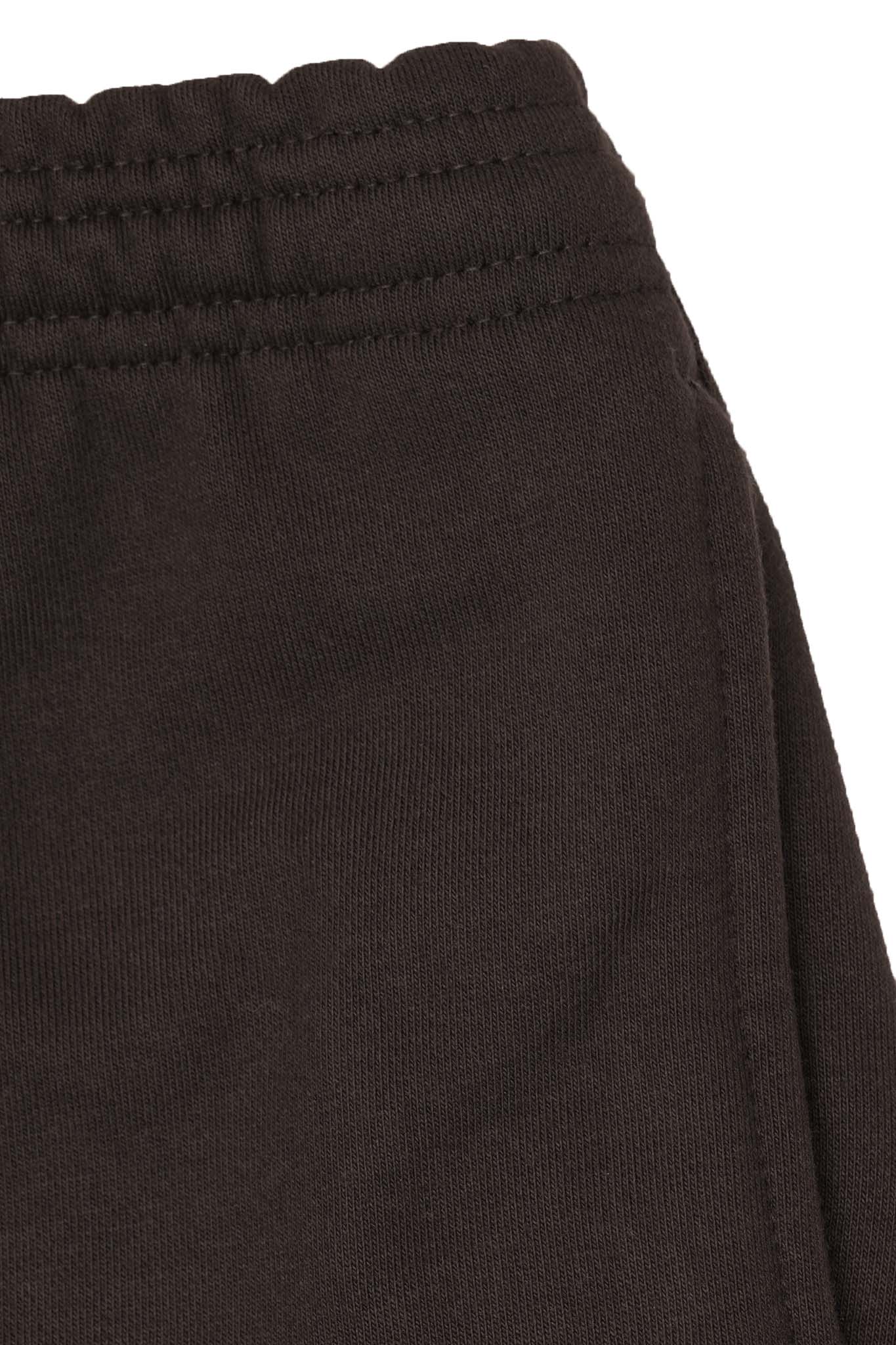 FRENCH TERRY PLEATED LOUNGE PANTS IN WOOD
