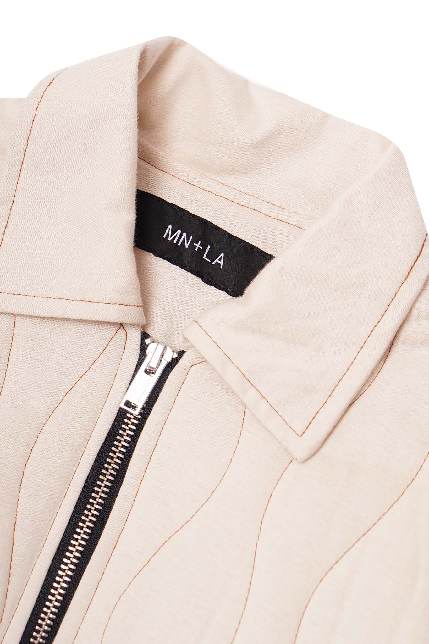 "FLOW" BOMBER JACKET IN CLOUD