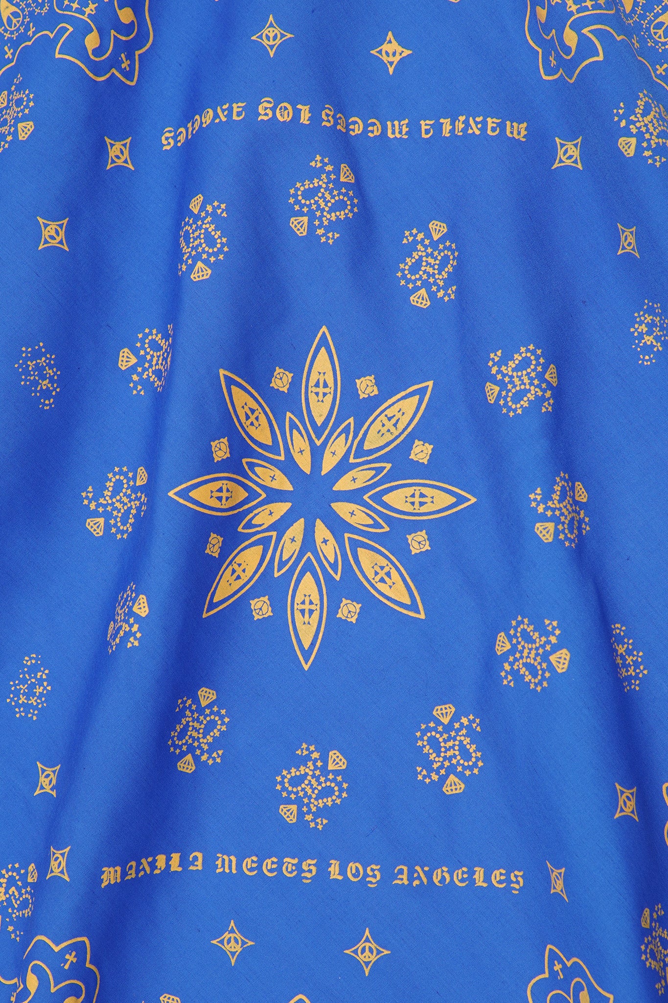 MN+LA™ BANDANA IN ELECTRIC BLUE