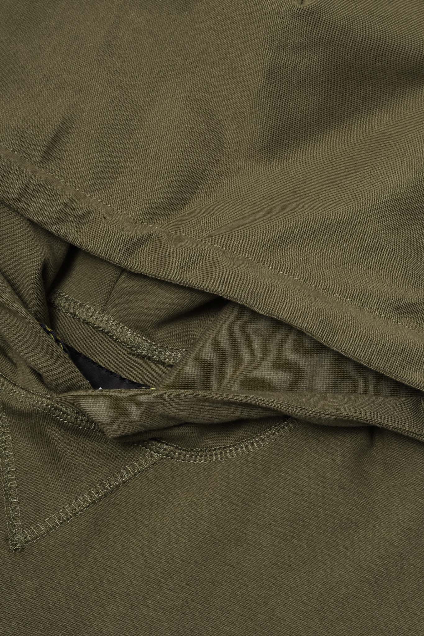 CUTOFF HOODIE V2 IN OLIVE