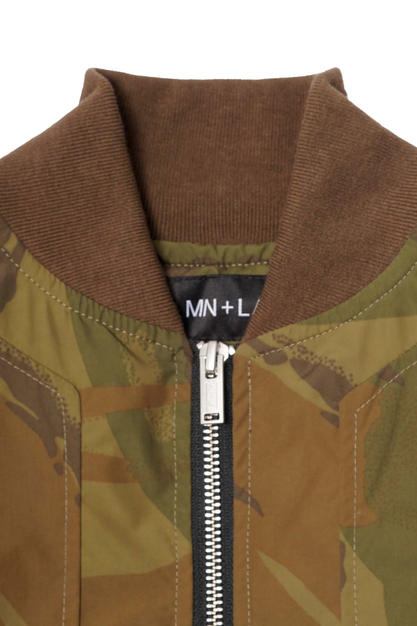 "FLOW" BOMBER JACKET IN JUNGLE CAMO