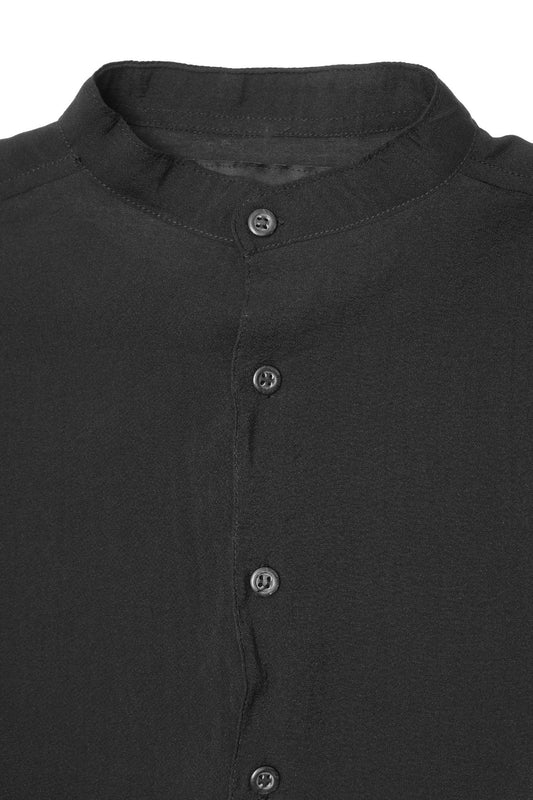 MANDARIN L/S SHIRT IN NOIR