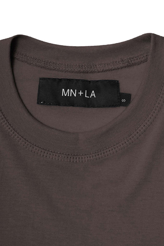 LOUNGE LITE TEE IN CHARCOAL GREY