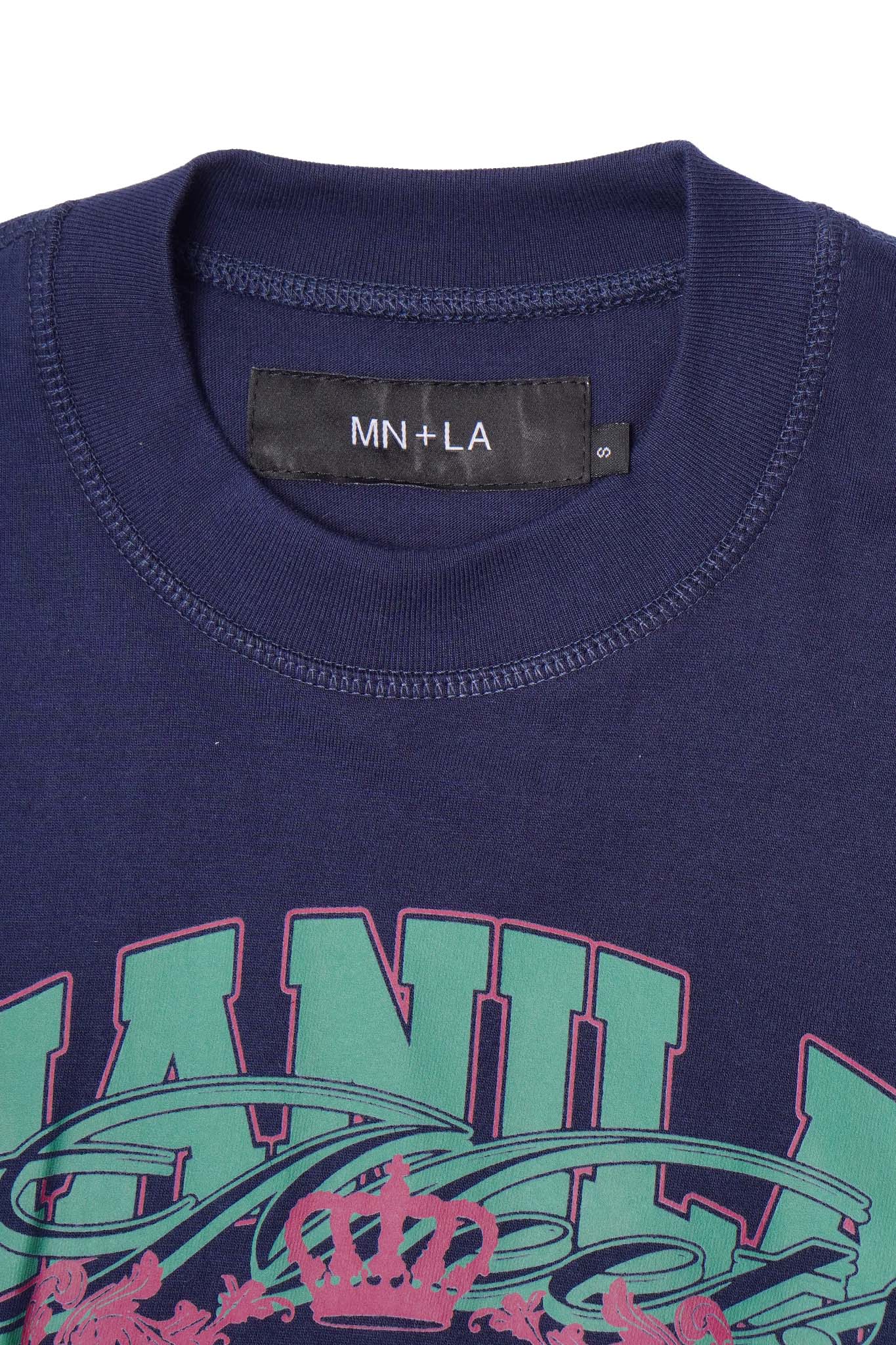 "FAST LANE" LONGSLEEVE TEE IN NAVY