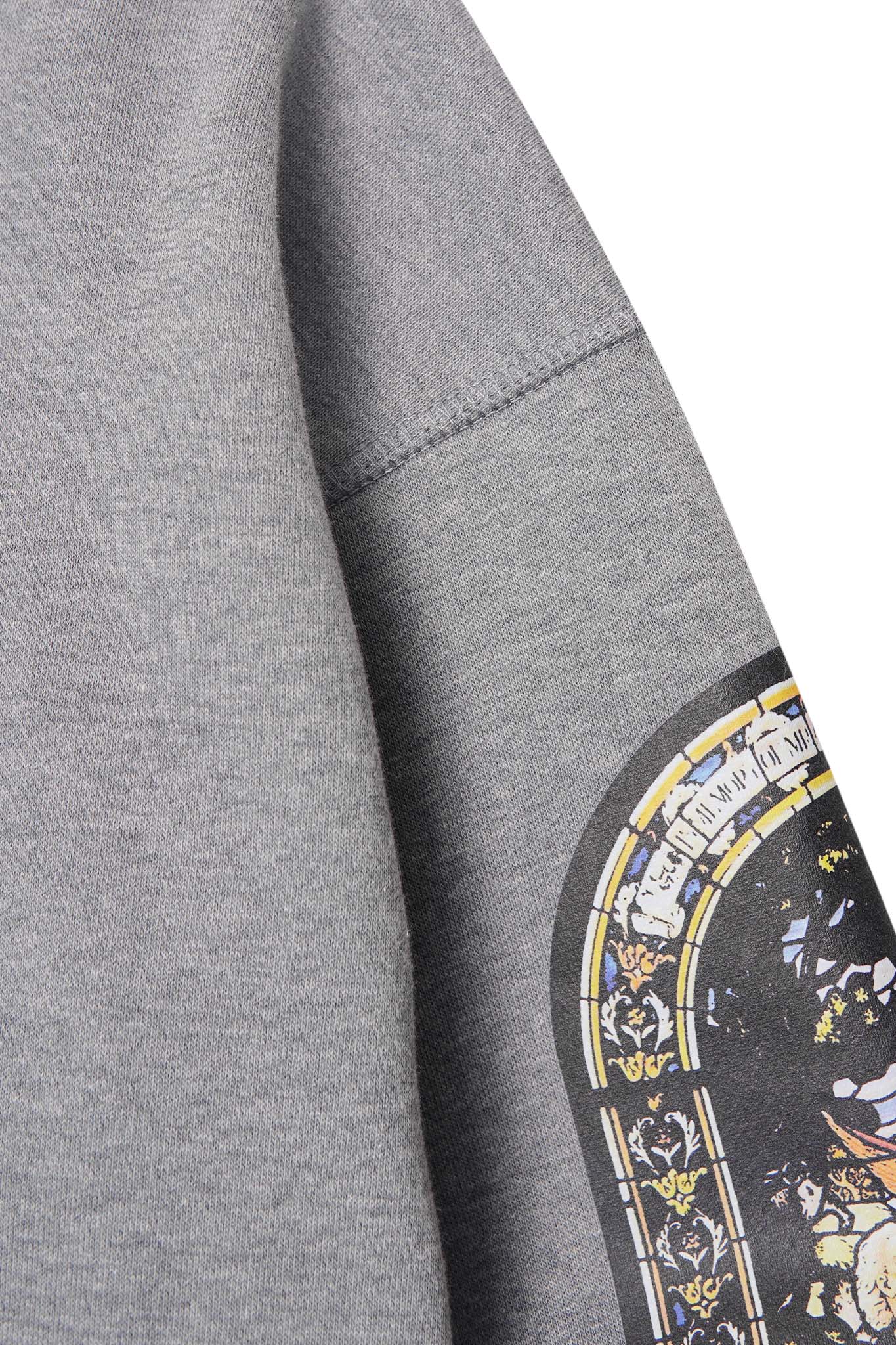 "LAST SUPPER" HOODIE IN HEATHER GREY
