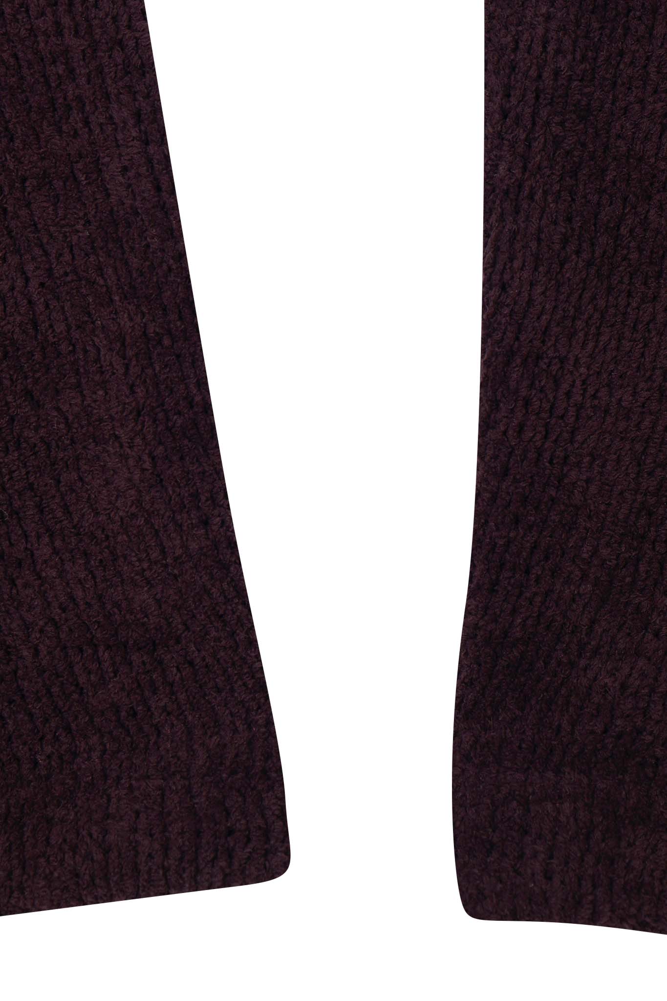 PLEATED ULTRA WIDE PANTS IN SANGRIA