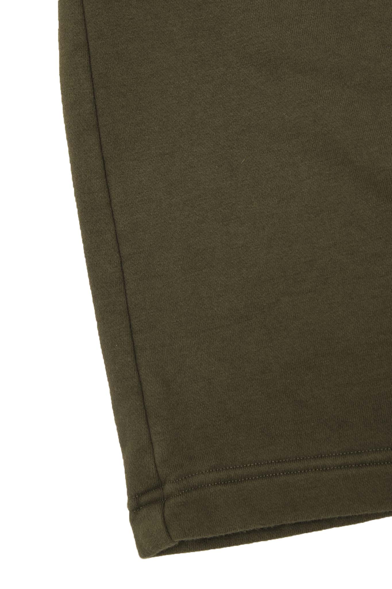 FRENCH TERRY BOOTCUT PANTS IN AGED OLIVE
