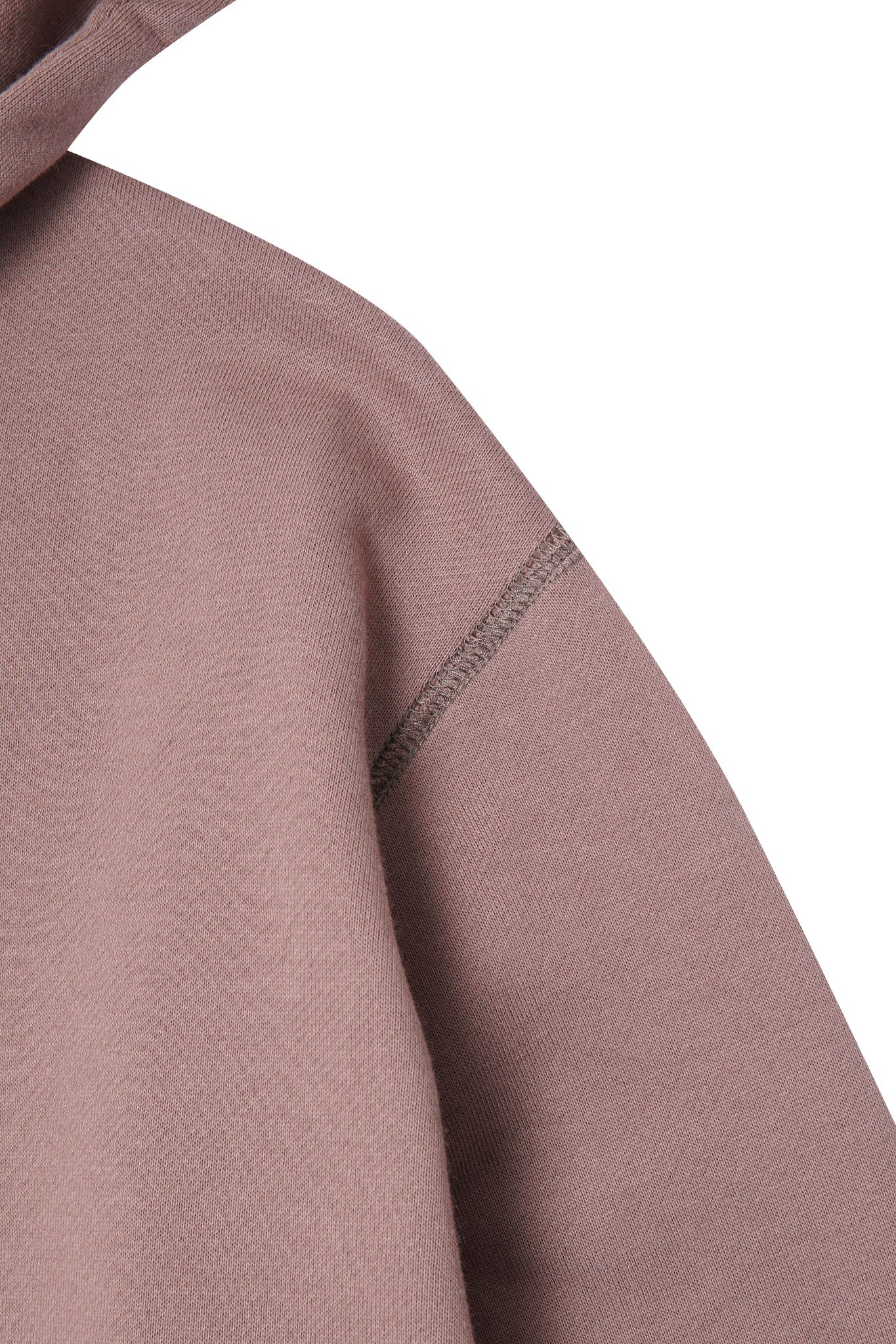 EXO™ CUTOFF HOODIE IN MAUVE