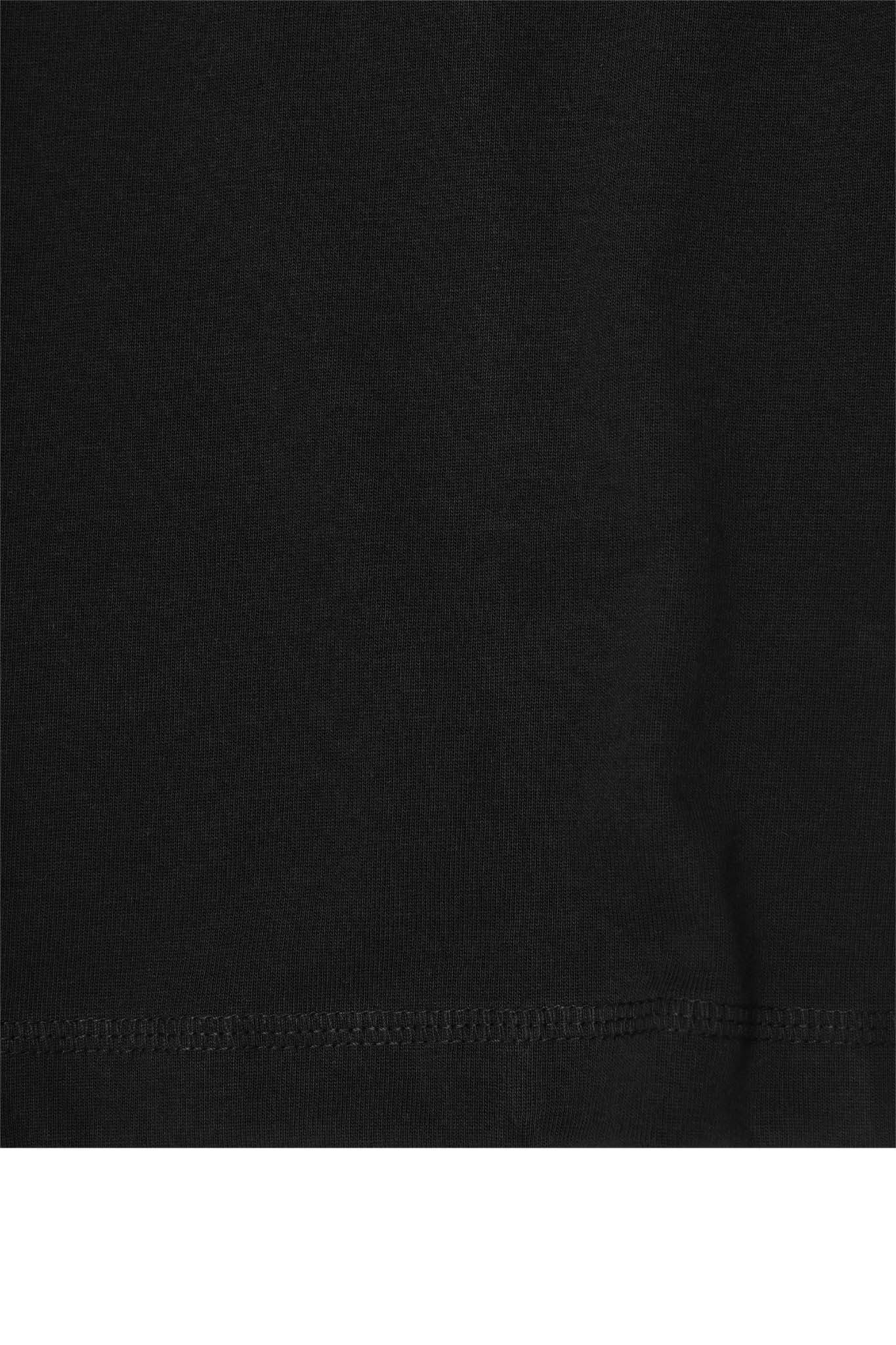 MOCK NECK TEE V4 IN CAVIAR