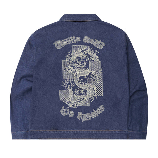 YEAR OF THE DRAGON "COLD NAVY" TRUCKER JACKET