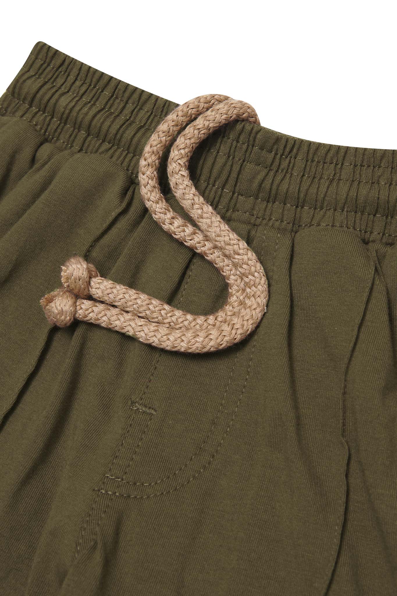 "PAINT SPLAT" LITTLE HUMAN™ PLEATED SHORTS IN OLIVE