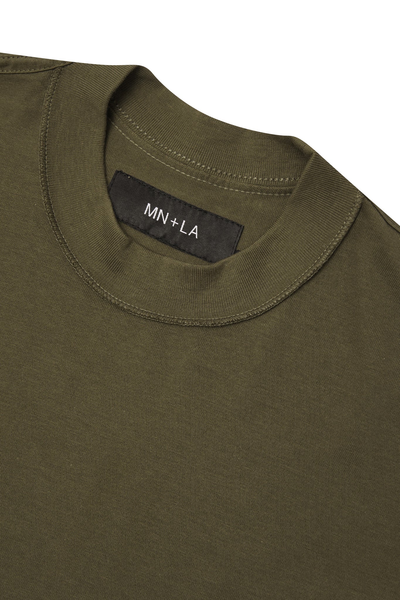 INSIDE OUT BOX TEE IN OLIVE