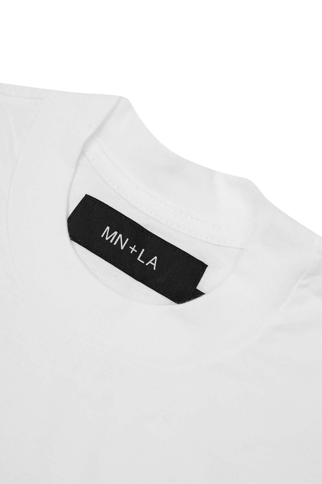"POLIS" TEE IN WHITE