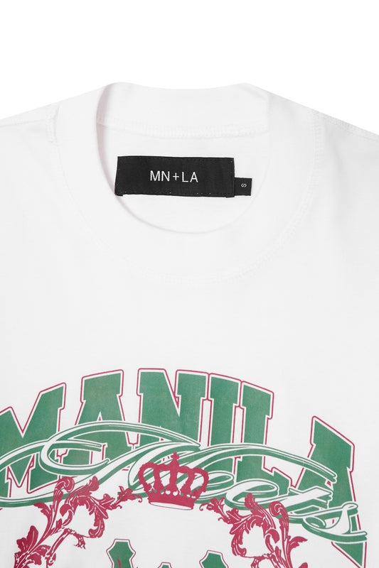 "FAST LANE" LONGSLEEVE TEE IN WHITE