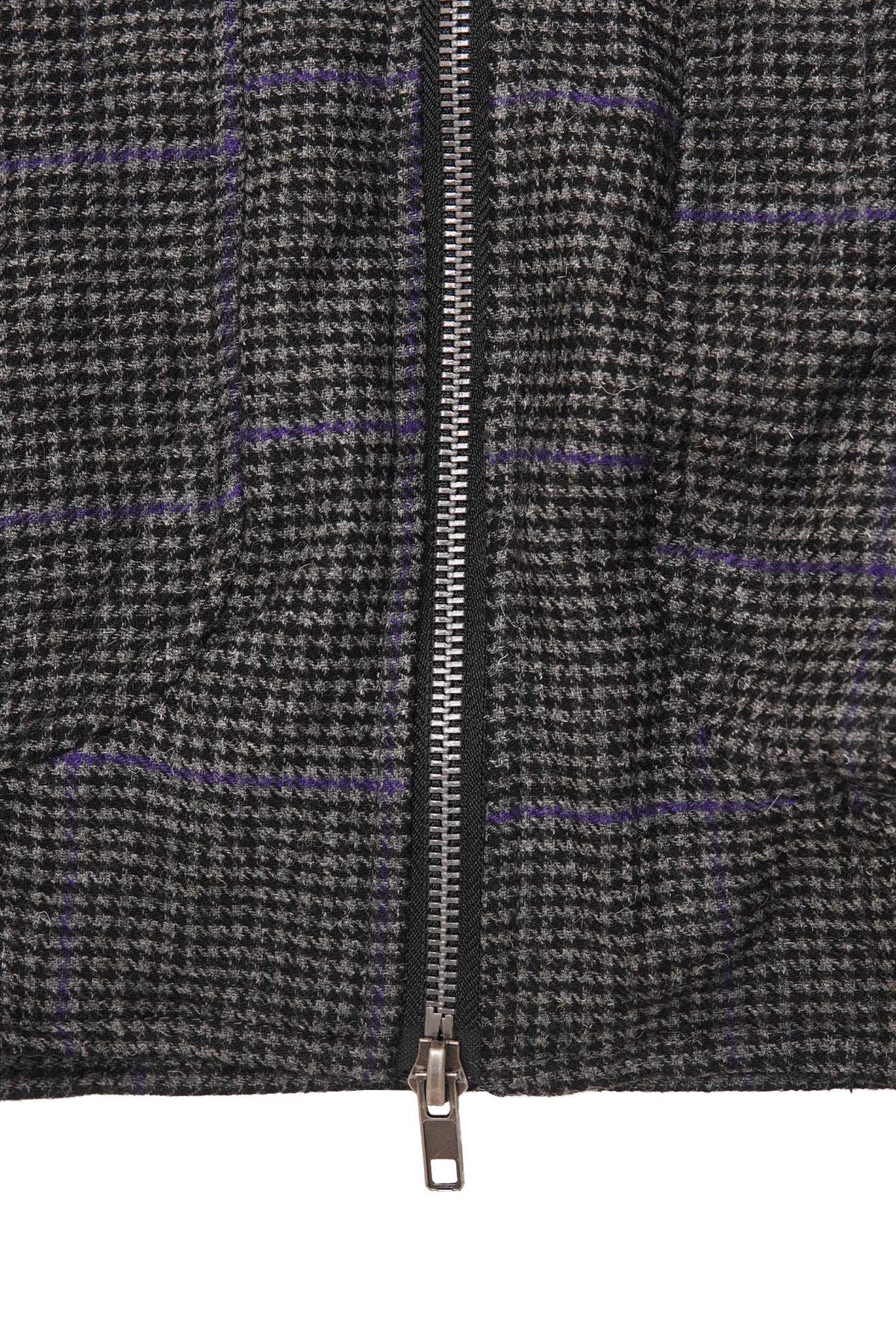 "THAI" BOMBER JACKET IN PIGEON PLAID/CITRON