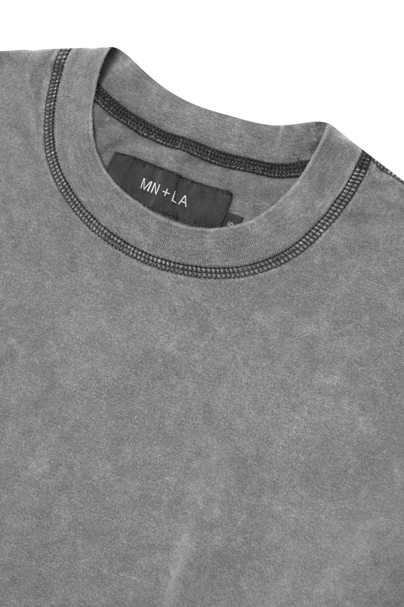 BOX LITE TEE IN ASH GREY