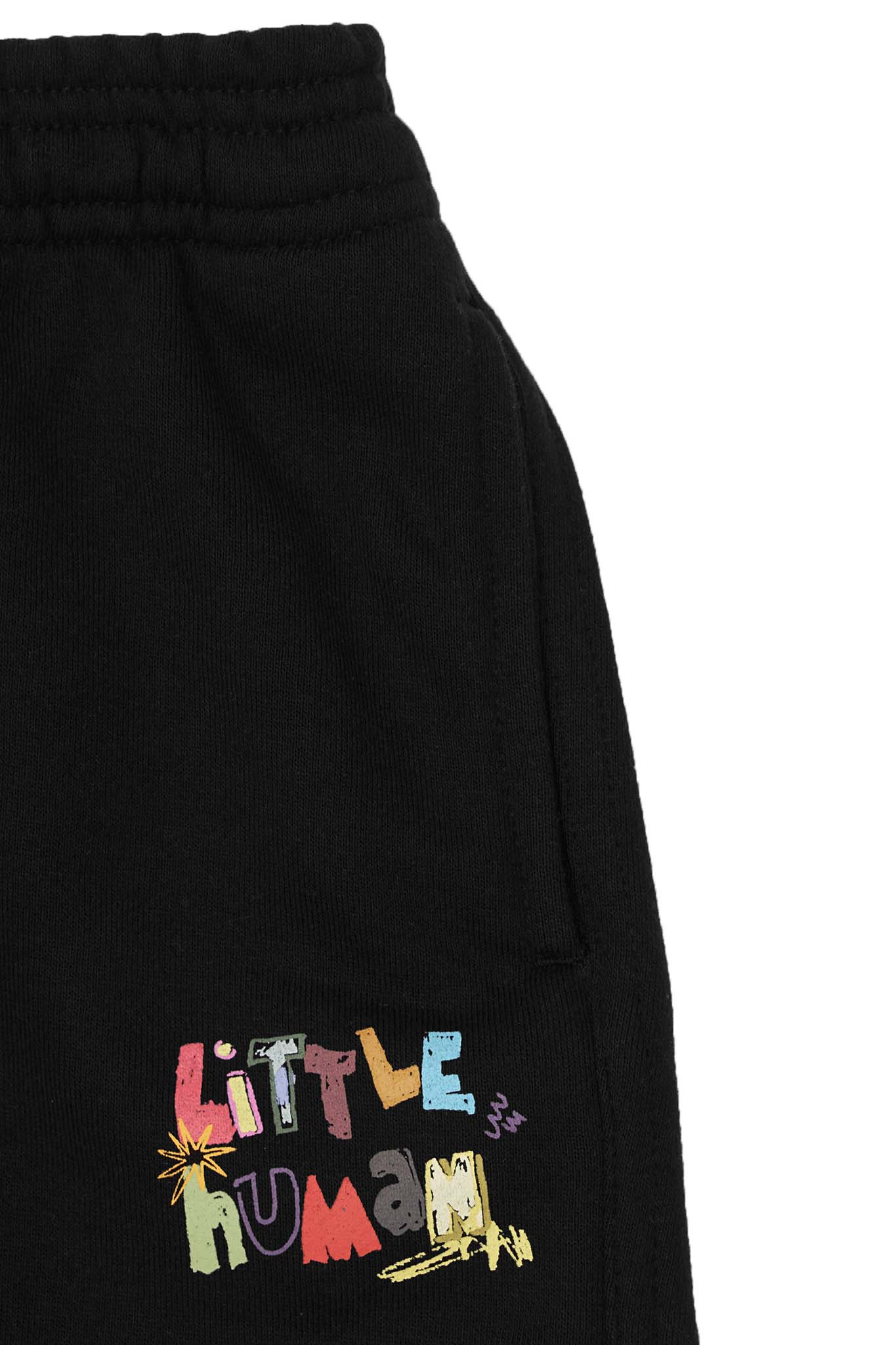 "CRAYONS" LITTLE HUMAN™ SWEATSHORTS IN ANTHRACITE