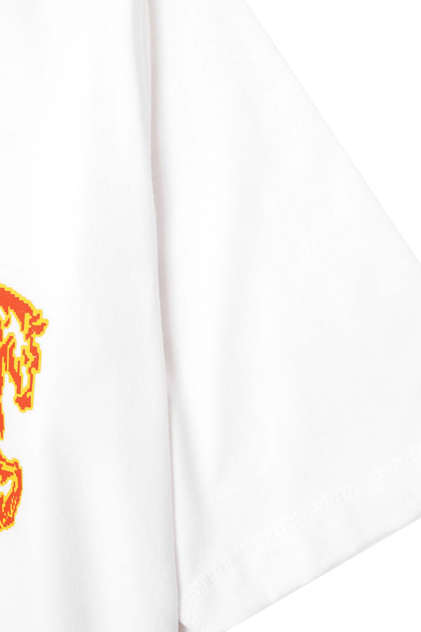 “BURNING STALLION” TEE IN WHITE