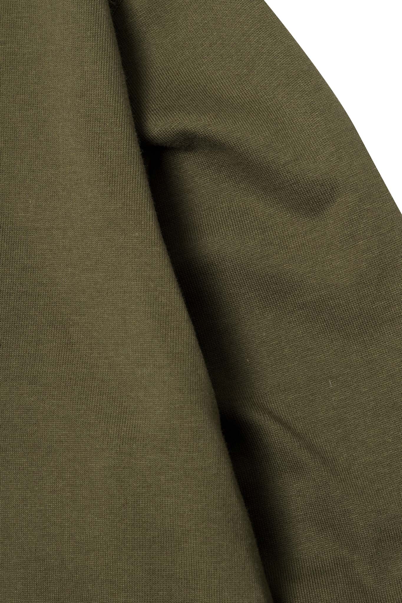 M'$ PAISLEY PATCHWORK MILITIA HOODIE IN OLIVE