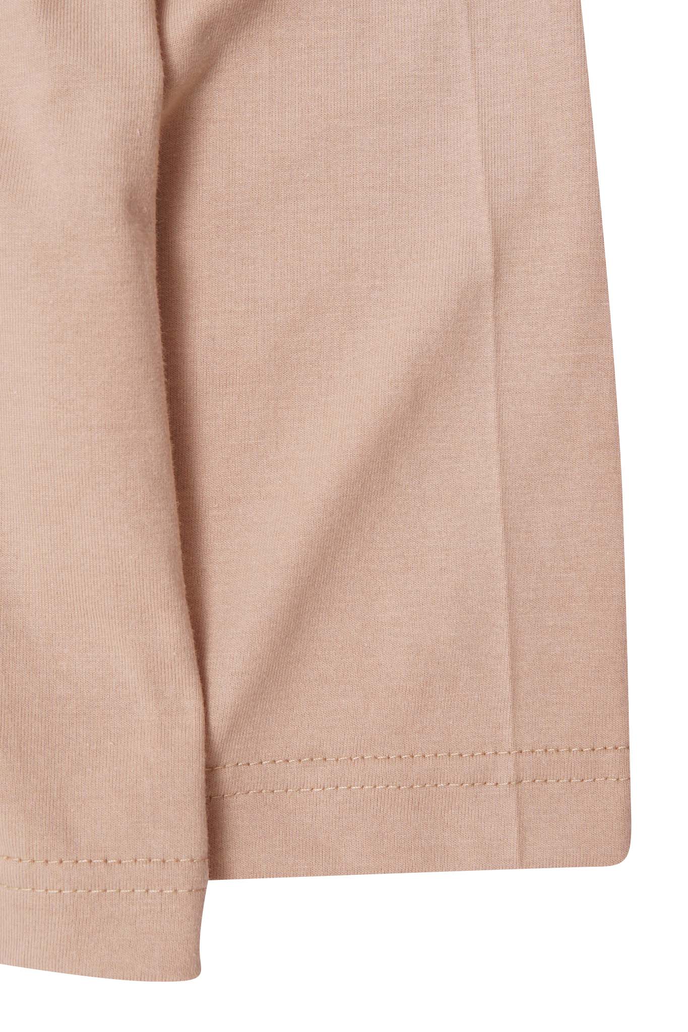 QUARTER ZIP L/S TEE IN ALABASTER
