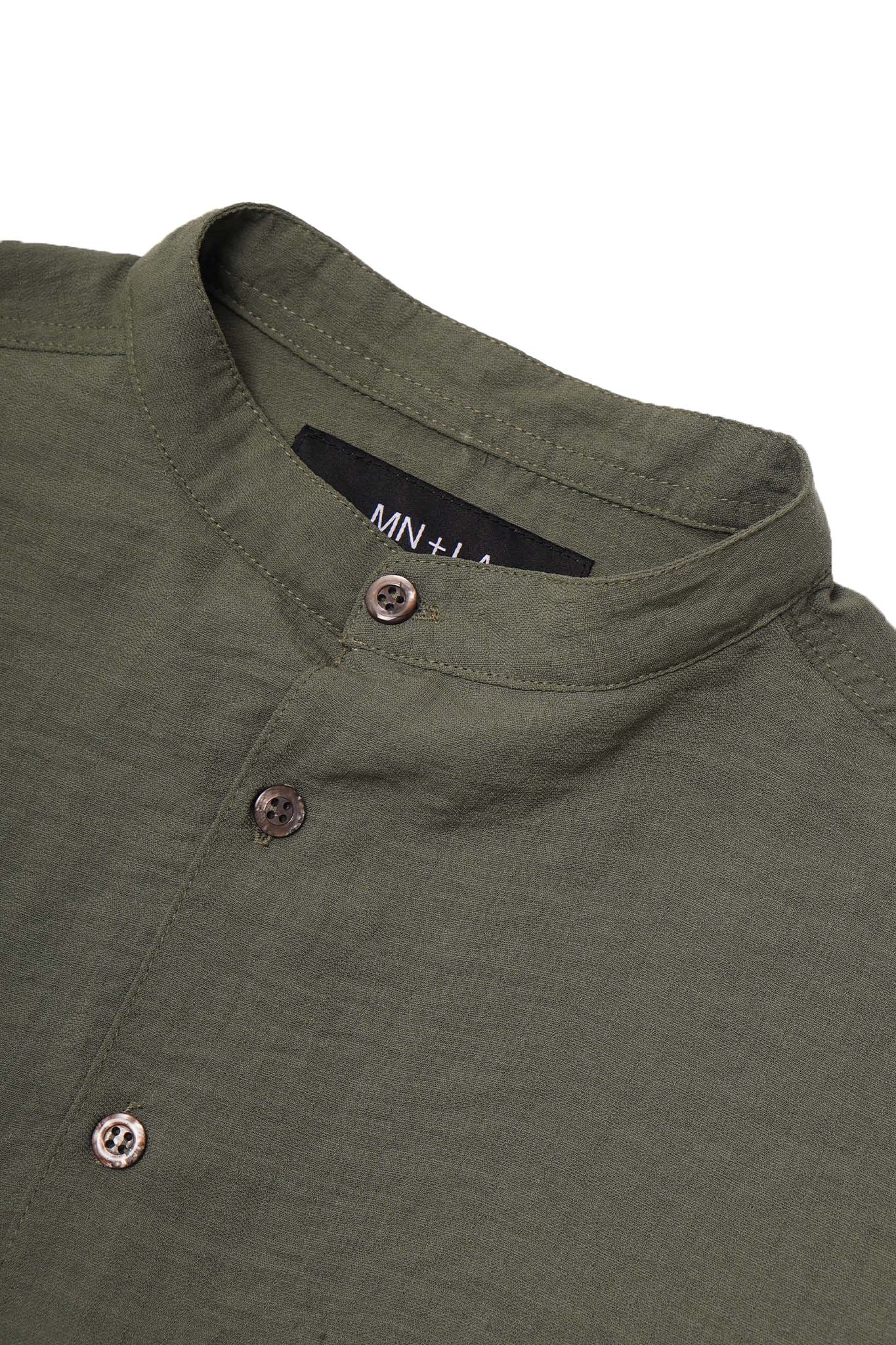 MANDARIN L/S SHIRT IN SAGE
